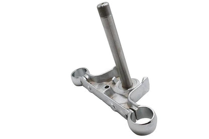 V-Twin Chrome Lower Triple Tree without Lock Tab for Harley Davidson FXST by V-Twin