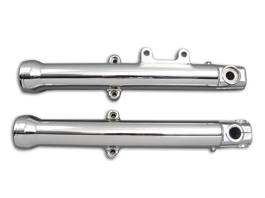 V-Twin 39mm Chrome Fork Sliders for Harley Davidson FXD, FXDL, and XL Models by V-Twin