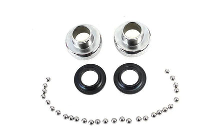 V-Twin Chrome Complete Neck Cup Kit for Harley Davidson WL Models by V-Twin