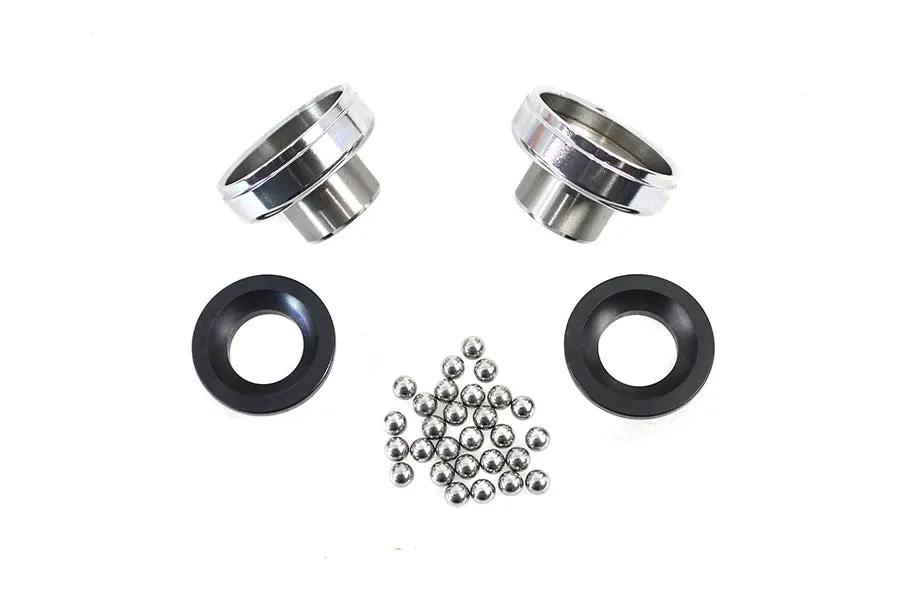 V-Twin Chrome Complete Neck Cup Kit for Harley Davidson WL Models by V-Twin