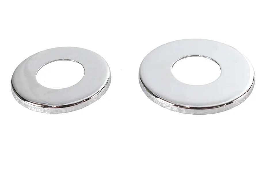 V-Twin 19448 Upper and Lower Chrome Dust Shields for Harley Davidson FLH 1949-1958 by V-Twin