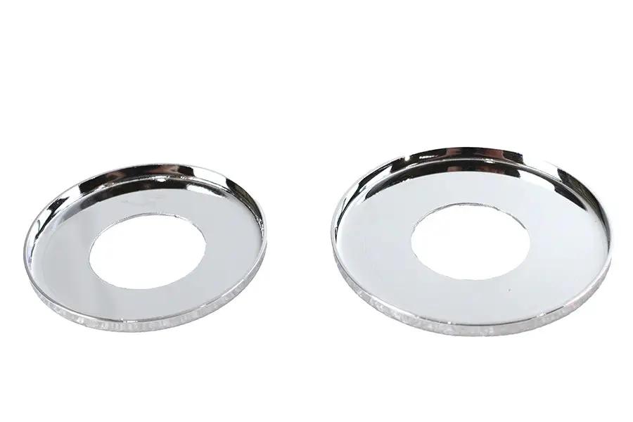 V-Twin 19448 Upper and Lower Chrome Dust Shields for Harley Davidson FLH 1949-1958 by V-Twin