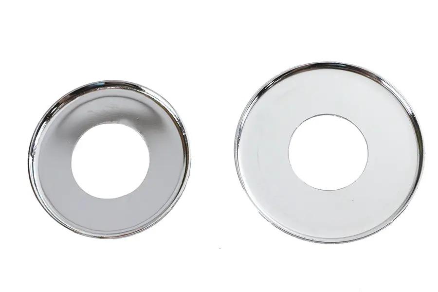V-Twin 19448 Upper and Lower Chrome Dust Shields for Harley Davidson FLH 1949-1958 by V-Twin