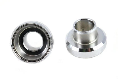 V-Twin Chrome Fork Neck Cup Set with Races for Harley Davidson FLH 1949-1958 by V-Twin