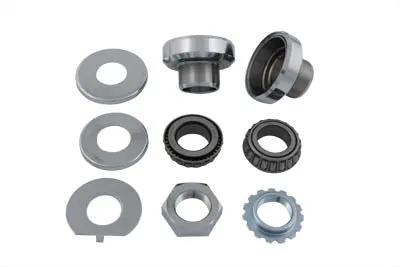 V-Twin Chrome Fork Neck Cup Kit for Harley Davidson FLH 1949-1958 by V-Twin