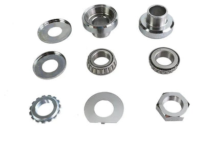 V-Twin Chrome Fork Neck Cup Kit for Harley Davidson FLH 1949-1958 by V-Twin