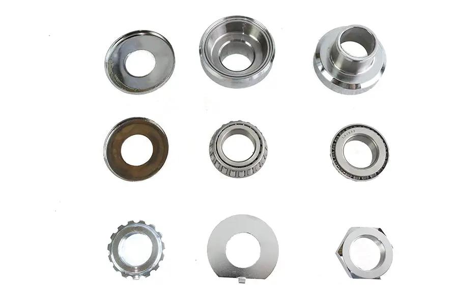 V-Twin Chrome Fork Neck Cup Kit for Harley Davidson FLH 1949-1958 by V-Twin