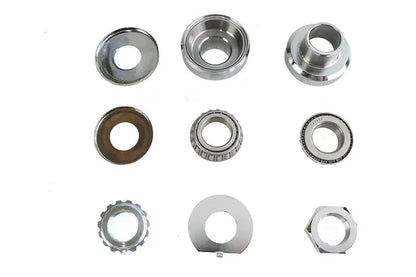 V-Twin Chrome Fork Neck Cup Kit for Harley Davidson FLH 1949-1958 by V-Twin