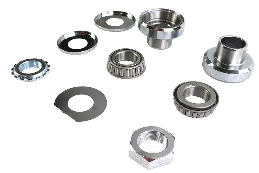 V-Twin Chrome Fork Neck Cup Kit for Harley Davidson FLH 1949-1958 by V-Twin