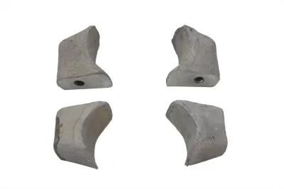 V-Twin Cast Alloy Fork Slider Fender Mount Tabs for Harley Davidson FLH 1949-1958 by V-Twin