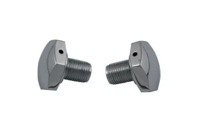 V-Twin Chrome Fork Tube Caps Vented for Harley Davidson FL Models by V-Twin