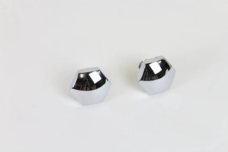 V-Twin Chrome Fork Tube Cap Non-Vented for Harley Davidson FL and FXST Models by V-Twin