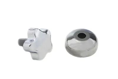 V-Twin Chrome Fork Damper Knob with Cover for Harley Davidson FL Models (Part #19556P) by V-Twin