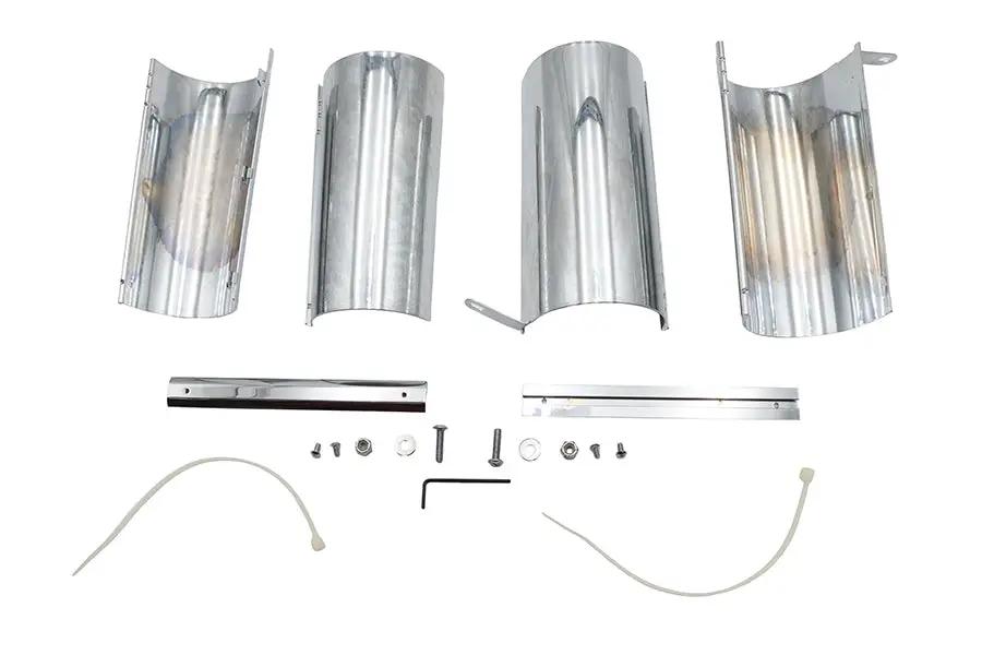 V-Twin Chrome Upper Fork Covers for Harley Davidson FLHR (1994-2003) by V-Twin