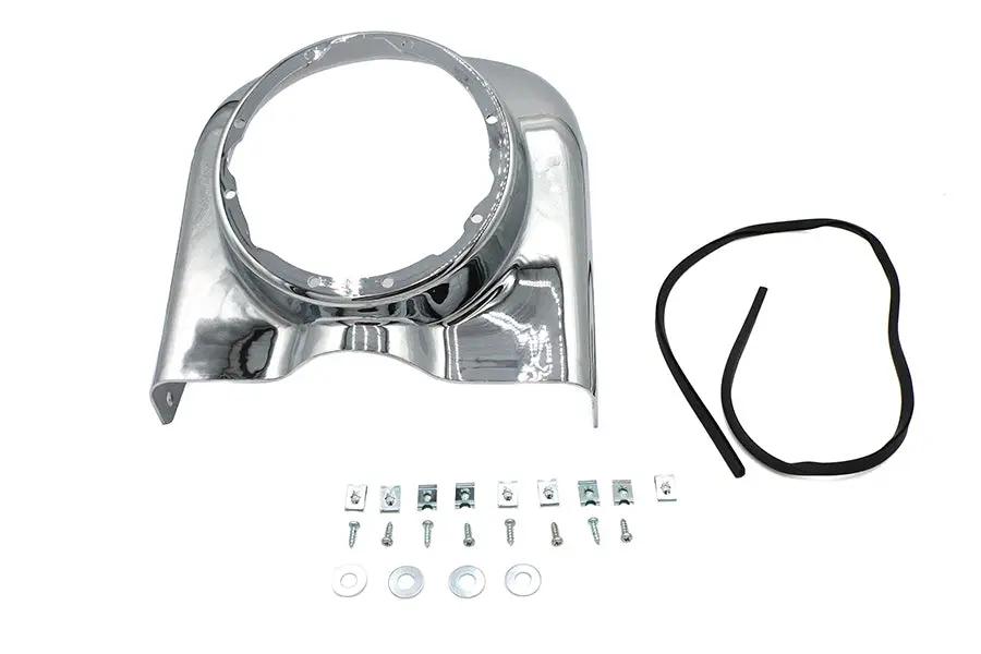 V-Twin ABS Chrome Headlamp Cowl for Harley Davidson FLT Models (Part #20-0002) by V-Twin