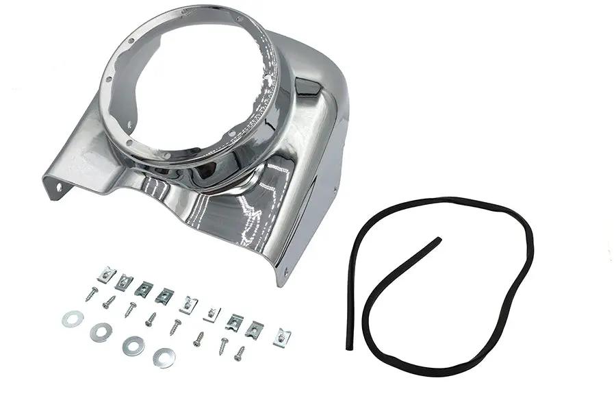 V-Twin ABS Chrome Headlamp Cowl for Harley Davidson FLT Models (Part #20-0002) by V-Twin