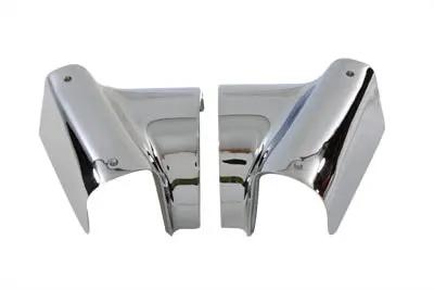 V-Twin 7 Inch Headlamp Chrome Cowl Set for Harley Davidson FLH (Part #19573) by V-Twin
