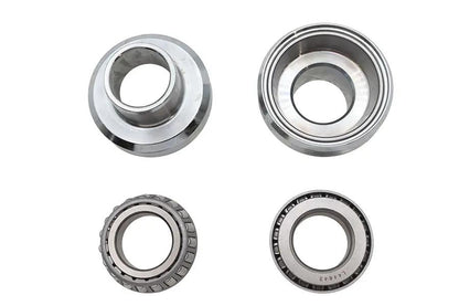 V-Twin Fork Neck Cup and Bearing Kit Chrome for Harley Davidson FLH 1949-1958 by V-Twin