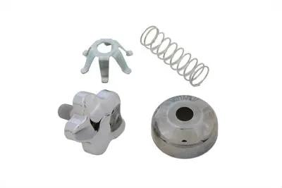 V-Twin Chrome Fork Steering Damper Knob Kit for Harley Davidson FL Models by V-Twin
