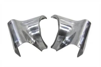 V-Twin 7 Inch Headlamp Polished Cowl Set (Part No. 19574) for Harley Davidson FL Models by V-Twin