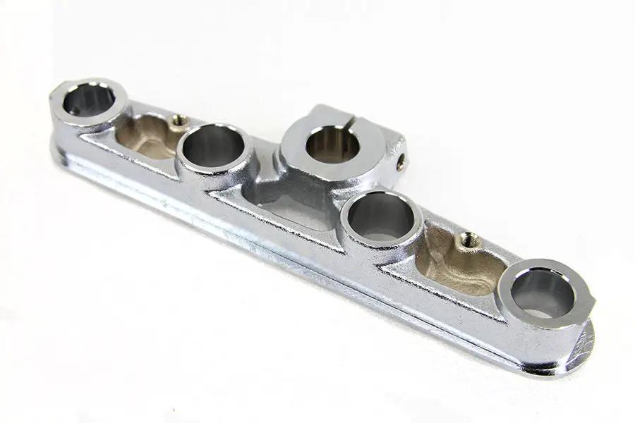 V-Twin Chrome Upper Triple Tree for Harley Davidson FLST Models by V-Twin