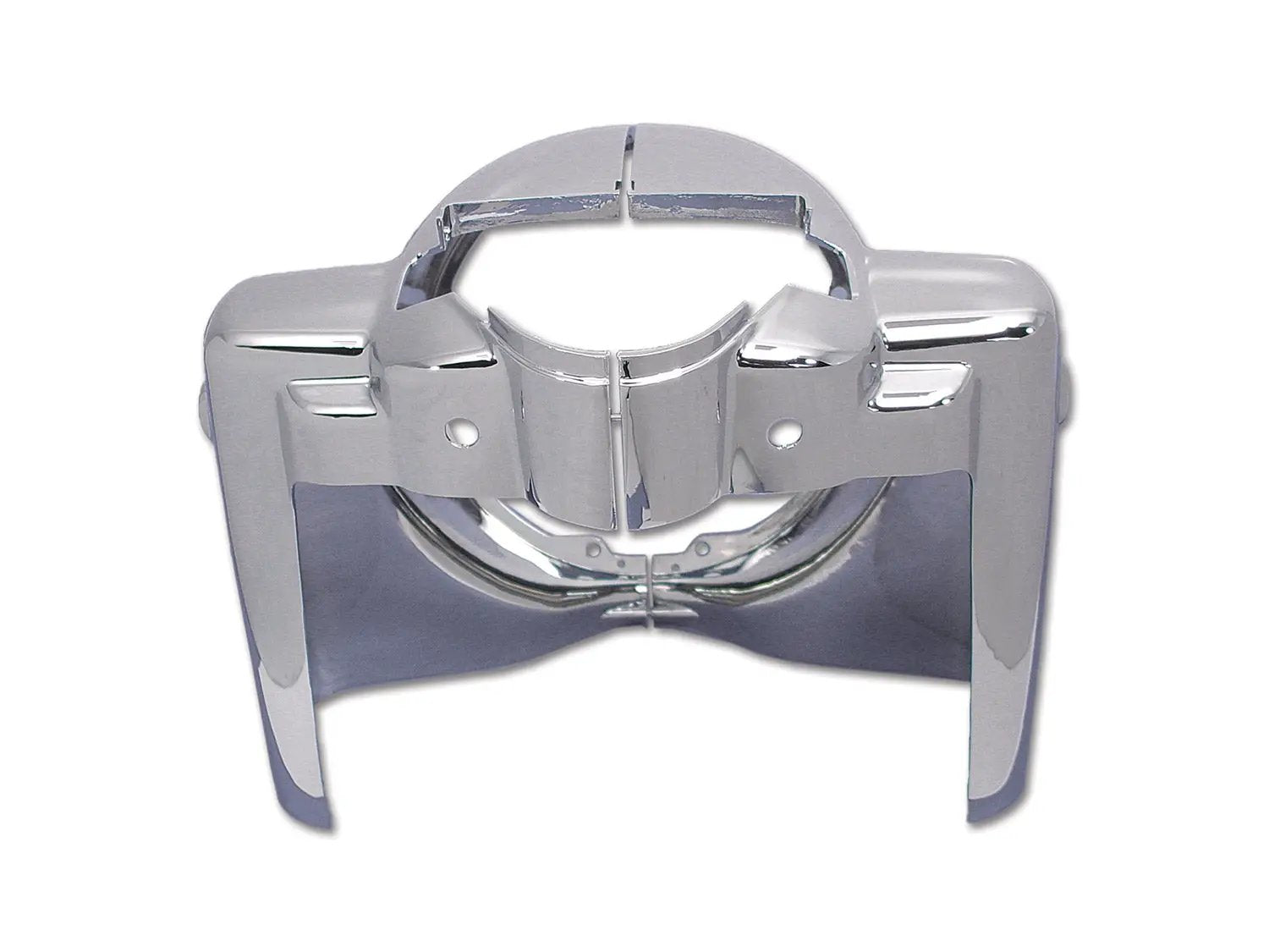 V-Twin Chrome Headlamp Cowl Set for Harley Davidson FLHR (1986-1995) by V-Twin
