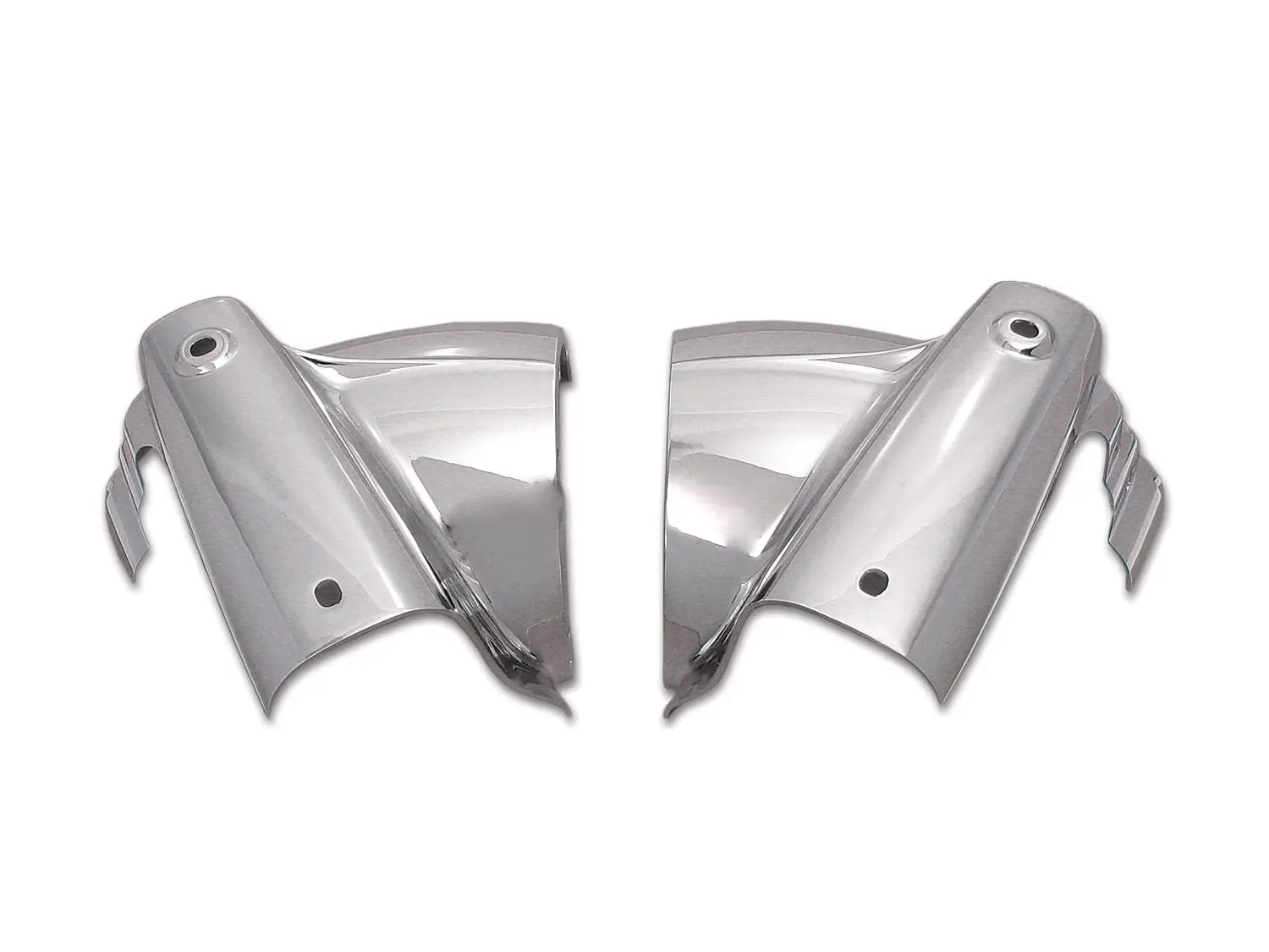 V-Twin Chrome Headlamp Cowl Set for Harley Davidson FLHR (1986-1995) by V-Twin