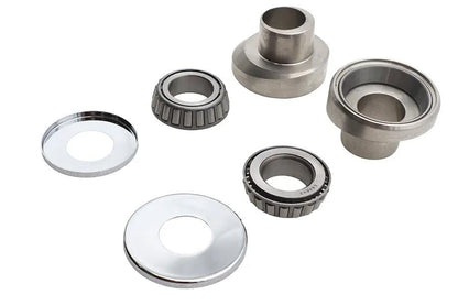 V-Twin Stainless Steel Raked Fork Neck Cup Kit for Harley Davidson FLH Models by V-Twin