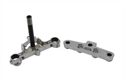 V-Twin Chrome Triple Tree Set for Harley Davidson FLST (1986-1995) by V-Twin