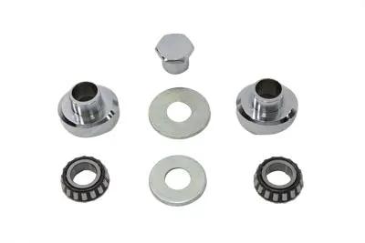 V-Twin Raked Fork Neck Cup Kit Chrome for Harley Davidson XL 1979-1981 by V-Twin