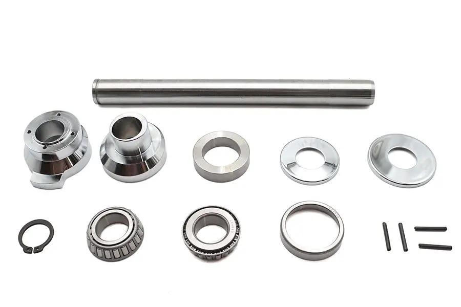 V-Twin 3 Raked Fork Neck Cup Kit Chrome for Harley Davidson XL 1988-1997 by V-Twin