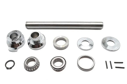 V-Twin 3 Raked Fork Neck Cup Kit Chrome for Harley Davidson XL 1988-1997 by V-Twin