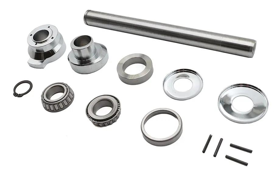 V-Twin 3 Raked Fork Neck Cup Kit Chrome for Harley Davidson XL 1988-1997 by V-Twin