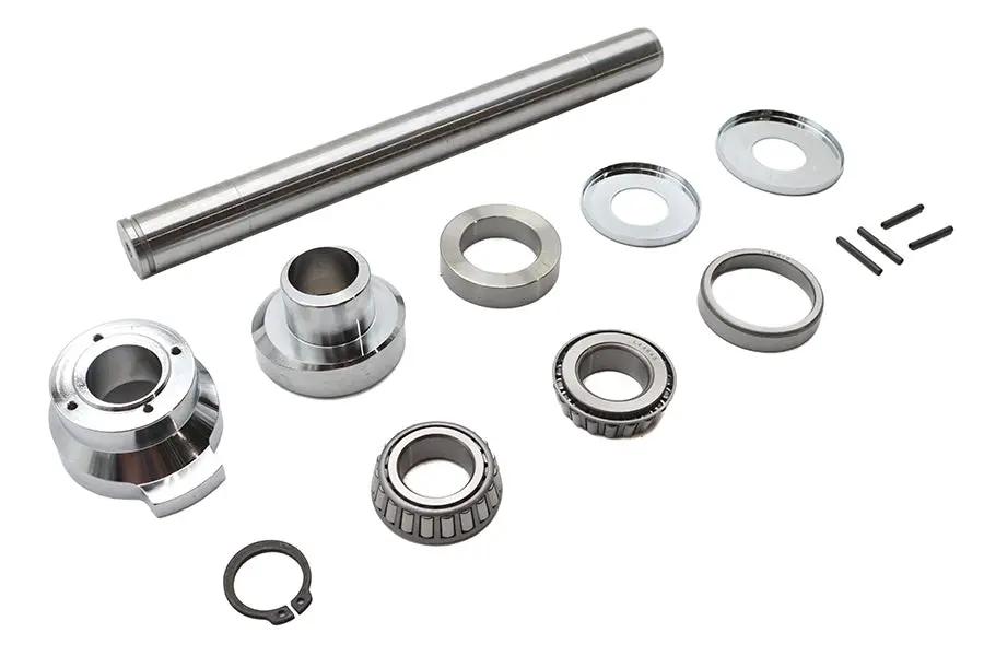 V-Twin 3 Raked Fork Neck Cup Kit Chrome for Harley Davidson XL 1988-1997 by V-Twin