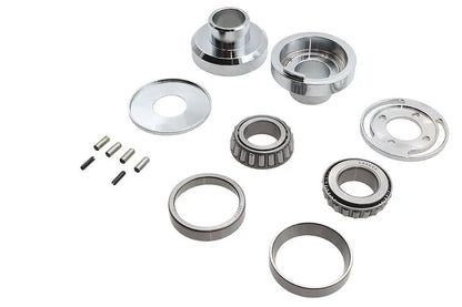 V-Twin Chrome Fork Stop Neck Cup Kit for Harley Davidson FLH Models by V-Twin