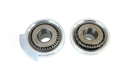 V-Twin Big Twin Mega Neck Cup Kit - 1 Inch Inner Diameter Bearing Set for Harley Davidson with Large Outer Race by V-Twin