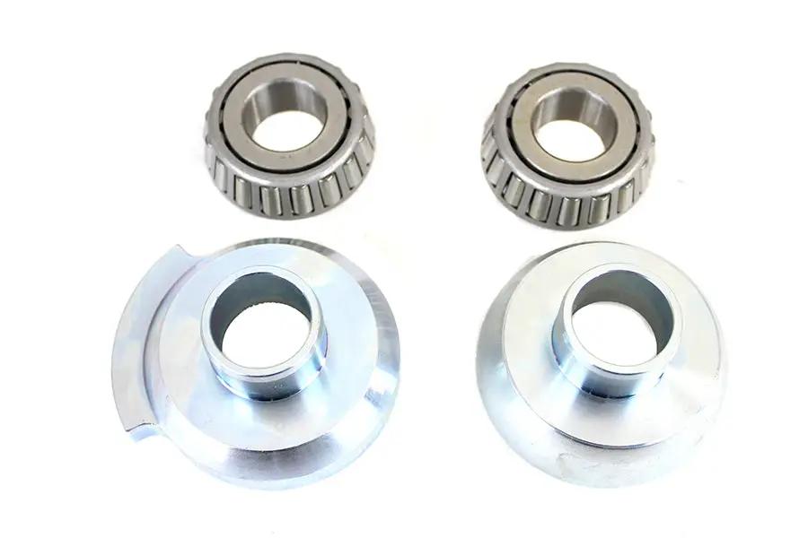 V-Twin Big Twin Mega Neck Cup Kit - 1 Inch Inner Diameter Bearing Set for Harley Davidson with Large Outer Race by V-Twin