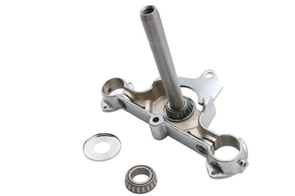 Motorshop Chrome Lower Triple Tree with Bearing for Harley Davidson FLST (1986-1995) by Motorshop
