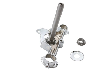 Motorshop Chrome Lower Triple Tree with Bearing for Harley Davidson FLST (1986-1995) by Motorshop