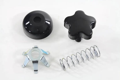 V-Twin FL Fork Steering Damper Knob Kit Black – Fits 1949-1958 Harley Davidson FL Models by V-Twin