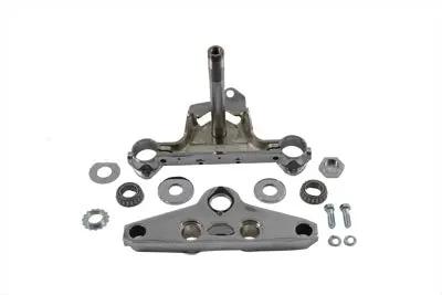 Motorshop Chrome Replica Forged Steel Triple Tree Set for Harley Davidson FL 1960-1969 by Motorshop