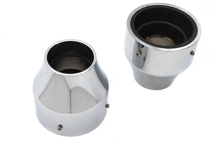 V-Twin 41mm Fork Boot Covers Chrome – Set of Two for Harley Davidson FXST (1991-2000) by V-Twin