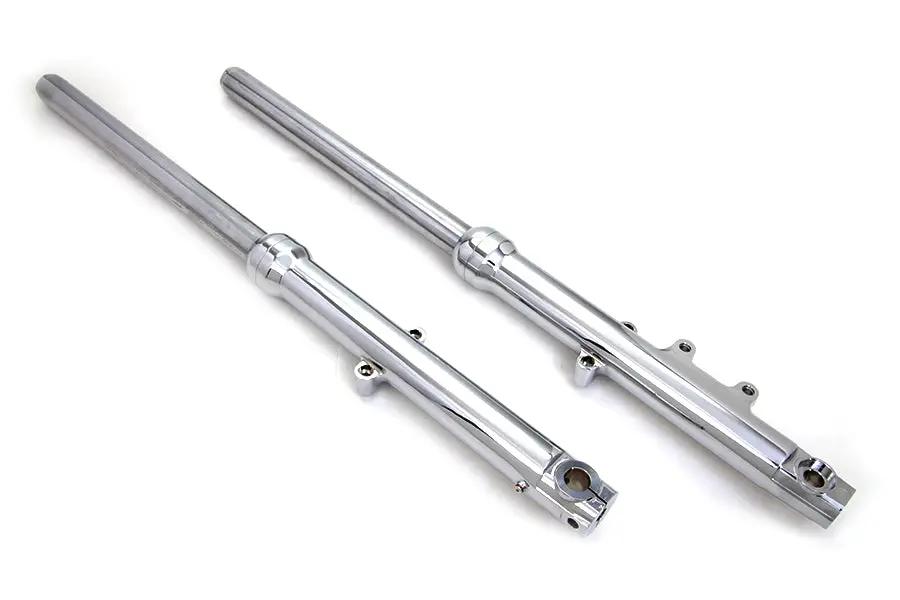Motorshop 39mm Fork Slider Assembly with Chrome Sliders for Harley Davidson XL and FXD (Set of Two) by Motorshop