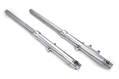 Motorshop 39mm Fork Slider Assembly with Chrome Sliders for Harley Davidson XL and FXD (Set of Two) by Motorshop