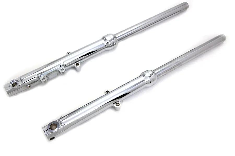 Motorshop 39mm Fork Slider Assembly with Chrome Sliders for Harley Davidson XL and FXD (Set of Two) by Motorshop