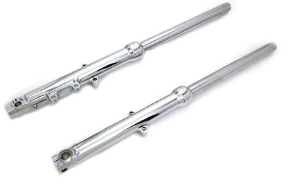Motorshop 39mm Fork Slider Assembly with Chrome Sliders for Harley Davidson XL and FXD (Set of Two) by Motorshop