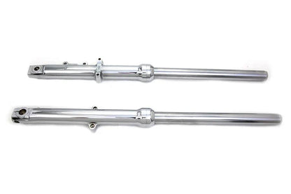 Motorshop 39mm Fork Slider Assembly with Chrome Sliders for Harley Davidson XL and FXD (Set of Two) by Motorshop