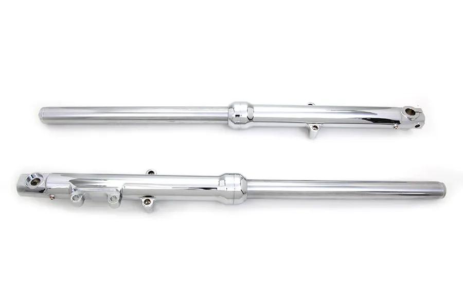 Motorshop 39mm Fork Slider Assembly with Chrome Sliders for Harley Davidson XL and FXD (Set of Two) by Motorshop