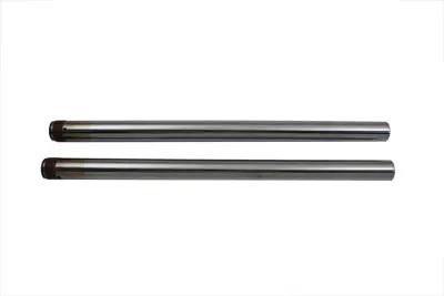 V-Twin Hard Chrome 39mm Fork Tube Set for Harley Davidson XL (25 Inch Total Length) by V-Twin
