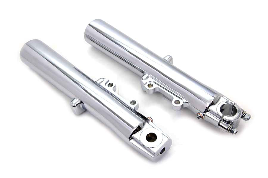 V-Twin Chrome 41mm Lower Fork Slider Set for Harley Davidson FLHT (2000-2009)